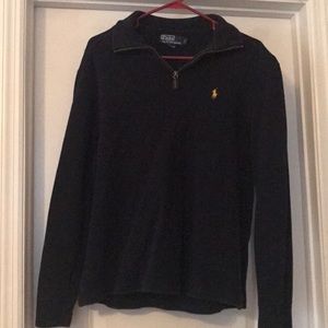 Black pull Polo pullover